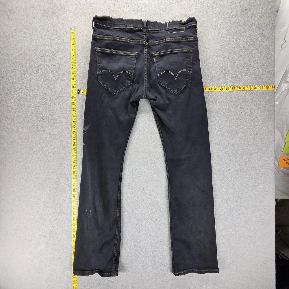 Vintage Levis 506‎ Jeans Mens 33x32 Black Standard Engineered Zip Fly